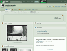 Tablet Screenshot of bw-photography.deviantart.com