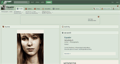 Desktop Screenshot of equador.deviantart.com