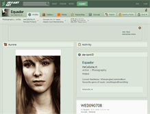 Tablet Screenshot of equador.deviantart.com