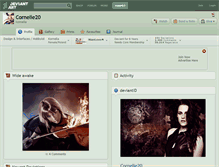 Tablet Screenshot of cornelie20.deviantart.com