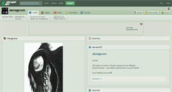 Desktop Screenshot of damagecom.deviantart.com