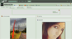 Desktop Screenshot of metaturnal-one.deviantart.com