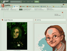 Tablet Screenshot of memilly.deviantart.com