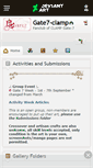 Mobile Screenshot of gate7-clamp.deviantart.com