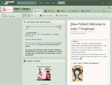 Tablet Screenshot of gate7-clamp.deviantart.com