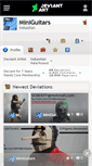 Mobile Screenshot of miniguitars.deviantart.com
