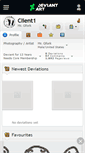 Mobile Screenshot of client1.deviantart.com