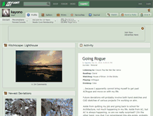 Tablet Screenshot of kayono.deviantart.com
