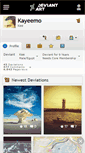 Mobile Screenshot of kayeemo.deviantart.com