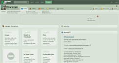Desktop Screenshot of iwearamask.deviantart.com