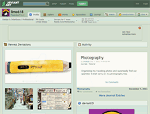 Tablet Screenshot of limo618.deviantart.com