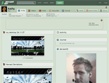 Tablet Screenshot of kuchy.deviantart.com