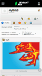 Mobile Screenshot of mythis8.deviantart.com