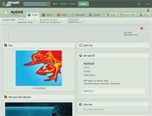 Tablet Screenshot of mythis8.deviantart.com