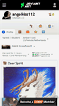 Mobile Screenshot of angelkiss112.deviantart.com