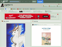 Tablet Screenshot of angelkiss112.deviantart.com