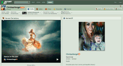 Desktop Screenshot of christasvengel.deviantart.com