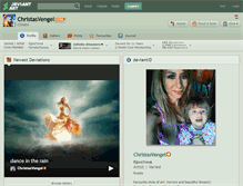 Tablet Screenshot of christasvengel.deviantart.com