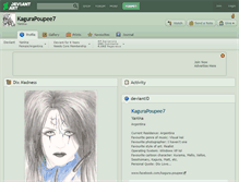 Tablet Screenshot of kagurapoupee7.deviantart.com