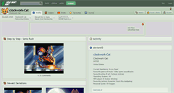 Desktop Screenshot of clockwork-cat.deviantart.com