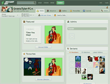 Tablet Screenshot of gwenxtyler-fc.deviantart.com