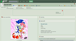 Desktop Screenshot of kawaii-sonic.deviantart.com