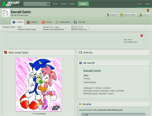 Tablet Screenshot of kawaii-sonic.deviantart.com