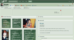Desktop Screenshot of blkjade.deviantart.com