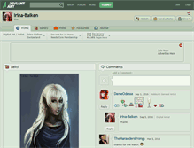 Tablet Screenshot of irina-baiken.deviantart.com