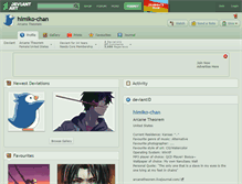 Tablet Screenshot of himiko-chan.deviantart.com
