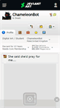 Mobile Screenshot of chameleonbot.deviantart.com