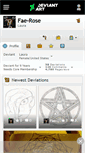 Mobile Screenshot of fae-rose.deviantart.com
