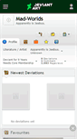 Mobile Screenshot of mad-worlds.deviantart.com