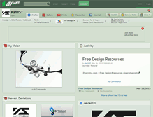 Tablet Screenshot of kanyst.deviantart.com
