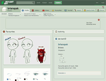 Tablet Screenshot of brianapak.deviantart.com