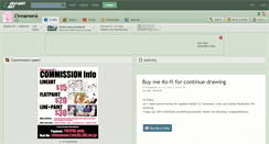 Desktop Screenshot of cinnamon6.deviantart.com