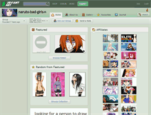 Tablet Screenshot of naruto-bad-girls.deviantart.com