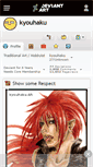 Mobile Screenshot of kyouhaku.deviantart.com