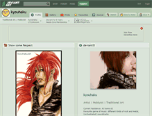 Tablet Screenshot of kyouhaku.deviantart.com