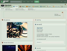 Tablet Screenshot of djpretzel.deviantart.com