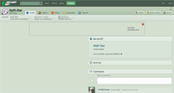Desktop Screenshot of myth-star.deviantart.com