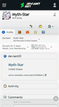 Mobile Screenshot of myth-star.deviantart.com