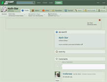 Tablet Screenshot of myth-star.deviantart.com
