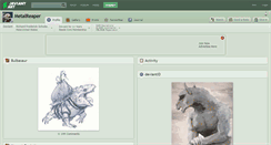 Desktop Screenshot of metalreaper.deviantart.com