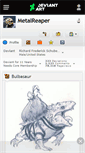 Mobile Screenshot of metalreaper.deviantart.com