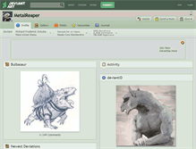 Tablet Screenshot of metalreaper.deviantart.com