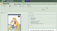 Desktop Screenshot of millia-ky-club.deviantart.com