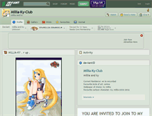 Tablet Screenshot of millia-ky-club.deviantart.com