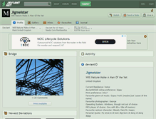Tablet Screenshot of jigmeister.deviantart.com