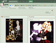 Tablet Screenshot of kaileah.deviantart.com